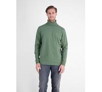 Rollkragenshirt LERROS "Legeres T-Shirt mit Rollkragen aus reiner Baumwolle", Herren, Gr. 3XL, grün (basil grün), 100% Baumwolle, ohne Ausschnitt, Shirts (76250930-XXXL) basil grün