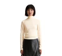 Marc O'Polo Denim Langarmshirt aus softem Ripp-Jersey Slim Fit Damen L Weiß