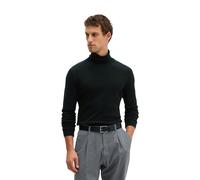 Rollkragenshirt MARC O'POLO, Herren, Gr. M, schwarz, Jersey, Obermaterial: 100% Baumwolle, normal, Shirts, aus reiner Bio-Baumwolle (84606944-M) schwarz