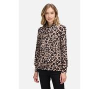 Kurzarmshirt BETTY BARCLAY "Damen Rollkragenshirt mit Stehkragen", Damen, Gr. 42, beige (taupe, beige), Jersey, Obermaterial: 95% Viskose, 5% Elasthan., tailliert normal, Shirts (99298557-42) taupe, b