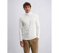 Rollkragenshirt PIERRE CARDIN, Damen, Gr. L, elfenbein, Jersey, Obermaterial: 95% Baumwolle, 5% Elasthan, unifarben, normal hüftbedeckend, ohne Ausschnitt, abgesteppt, Shirts Rollkragenshirt, unifarbe