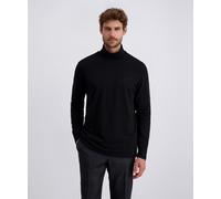 Rollkragenshirt PIERRE CARDIN, Damen, Gr. M, schwarz, Jersey, Obermaterial: 95% Baumwolle, 5% Elasthan, unifarben, normal hüftbedeckend, ohne Ausschnitt, abgesteppt, Shirts, unifarben, Baumwolle mit S