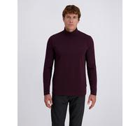 Rollkragenshirt PIERRE CARDIN, Damen, Gr. XXL, winetasting, Jersey, Obermaterial: 95% Baumwolle, 5% Elasthan, unifarben, normal hüftbedeckend, ohne Ausschnitt, abgesteppt, Shirts Rollkragenshirt, unif