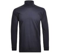 RAGMAN Rollkragenshirt Herren Regular Fit,Regular Fit Langarm Baumwolle blau, S