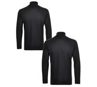Rollkragenshirt RAGMAN "Set:", Herren, Gr. XL, schwarz, Jersey, Baumwolle, regular fit, Shirts (75024749-XL) schwarz