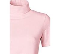 Rollkragenshirt "Rollkragen-Shirt", Damen, Gr. 44, rosa (rosé), 95% Baumwolle, 5% Elasthan, LINEA TESINI BY HEINE, unifarben, Shirts (83062751-44) rosé