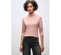 Street One Damen 3228395 Basic Rollkragen-Shirt, Faded Rose, 44