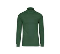 Rollkragenshirt TRIGEMA "TRIGEMA Langarm Ski- und Sport-Rollkragenpullover", Damen, Gr. 3XL, efeu, Feinripp, 100% Baumwolle (Bio-Baumwolle kbA), Basic, normal, ohne Ausschnitt, Shirts (75018155-XXXL) 