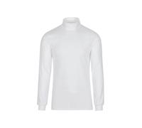 Rollkragenshirt TRIGEMA "TRIGEMA Langarm Ski- und Sport-Rollkragenpullover", Damen, Gr. XL, weiß, 100% Baumwolle (Bio-Baumwolle kbA), Basic, Shirts Rollkragenshirt (61642469-XL)
