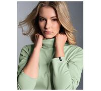 Rollkragenshirt TRIGEMA "TRIGEMA Rollkragenshirt", Damen, Gr. XL, grün (grün tea), 95% Baumwolle, 5% Elasthan, Basic, Shirts (83815219-XL) grün tea