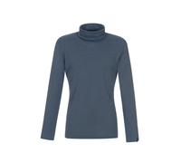 Trigema Damen 502010 Rollkragenpullover, Blau (Jeans-Melange 643), X-Small