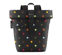 rolltop backpack dots (E) - dots Schwarz