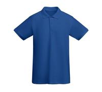 Roly Eco Herren Poloshirt Prince mit separate Brusttasche Blau (Royal) 3XL