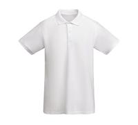Roly Eco Herren Poloshirt Prince mit separate Brusttasche Weiss 3XL
