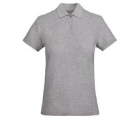 Roly Eco Tailliertes Kurzarm - Poloshirt für Damen Grau (Heather) XXL
