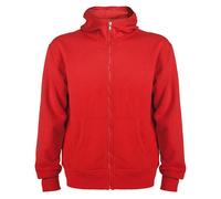 Roly - Montblanc Hooded Sweatjacket Red 60 - Gr. - 3XL