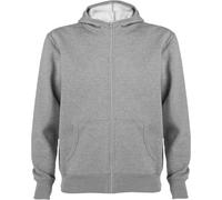 Roly - "Montblanc" Hoodie mit durchgehendem Reißverschluss für Herren (Grau meliert) M