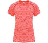 Roly Sport - Women´s Austin T-Shirt Heather Fluor Coral 244 - Gr. - L