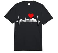 Rom Kolosseum Herzschlag Roma Skyline Rome Italien Italia Comfort Colors Adult Heavyweight T-Shirt