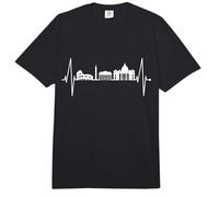 Rom Kolosseum Herzschlag Roma Skyline Rome Italien Italia Comfort Colors Adult Heavyweight T-Shirt