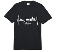 Rom Skyline Kolosseum Herzschlag Italien Italia I Love Rome Comfort Colors Adult Heavyweight T-Shirt