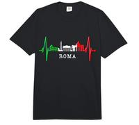 Rom Skyline Kolosseum Herzschlag Italien Roma I Love Rome Comfort Colors Adult Heavyweight T-Shirt