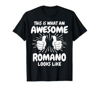 Romano Familienname Romano Nachname Romano T-Shirt