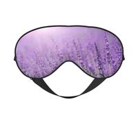 Romantische Augenmaske mit violettem Lavendel, glatt, weich, verstellbare Schattierung, Augenbinde, Augenmaske für Ausruhen, Reisen