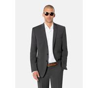 Anzugsakko BENVENUTO. "ROMEO", Herren, Gr. 114, grau (anthrazit), Obermaterial: 52% Polyester PES. 43% Wolle WO. 5% Elasthan EL. Futter: 50% Acetat CA. 50% Viskose CV. 50% Acetat CA. 50% Viskose CV.,