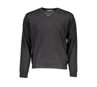 Romeo Gigli Schwarzer Lana Herrenpullover L