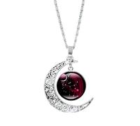 ROMIDA 12 Sternbild Halskette 925 Sterling Silber Unisex 12 Horoskop Birthstone Ketten Wunsche Gravur Halskette 12 Sternzeichen Kristall Sternbild Anhänger Hypoallergen (1pc-Virgo)