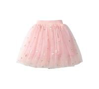 ROMIDA Baby Mädchen Tüllrock Mädchen Set Tütü Mädchen Tutu Mädchen Bunt Tutu Rock Prinzessin Tüllrock Minirock Baby Mädchen Regenbogen Rock Mädchen Prinzessin, 4 Jahre
