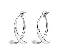 ROMIDA Edelstahl Ohrsteckers für Damen, Hypoallergen Quastenohrringe vergoldete quadratische Ohrringe, 925 Silber Zirkonia Stein Schliff, Geschenke Hypoallergen Ohrringe