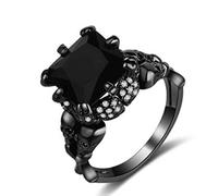 ROMIDA Herren Damen Ringe Y2k Ringe Edelstahl 925 Sterling Silber Vintage Punk Ringe für Damen Offene Ringe Verstellbar Gothic Ringe Band Fingerringe Ring Partnerringe