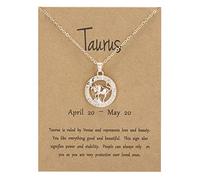 ROMIDA Mädchen Sternzeichen Halskette 925 Sterling Silber Anhänger Kette Muttertag schmuck halskette Geburtstag Geschenke für Mädchen Damen Tochter Jahrestag