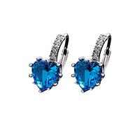 ROMIDA Ohrringe Silber 925, Damen Silber Damen Ohrringe, 925 Sterling Silber Creolen mit AAAAA Zirkonia, 17MM Hypoallergen Ohrringe - Siber & Gold Creolen