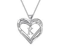 ROMIDA Personalisierte Halskette für Damen /26 Halskette mit englischen Buchstaben Halskette Geschenke für Frauen S925 Sterling Silber Halskette Schmuck Geburtstagsgeschenk für Frauen.