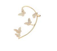 ROMIDA Zirkon Schmetterling Ohrringe - Glänzende Elegante Allergie Verhindern Ohrringe