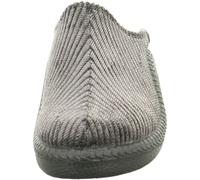 Romika Herren Cord Pantoffeln schwarz, Warmfutter, 2733104/41