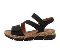 Romika Damen 95R0022002 Keilsandale, Black, 40 EU