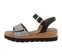 Romika Damen 95R0032003 Keilsandale, black, 38 EU