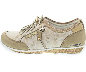 Romika sportlicher Schnürer Beige - Beige / 38