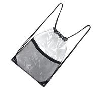 ROMISBABA 1 Stück Badeorganisator Klare Rucksäcke Lebensmittel-Picknick-Tasche Strandtasche Mit Kordelzug Rucksack Mit Kordelzug Am Strand Sporttasche Draw String Rucksack Strandtaschen