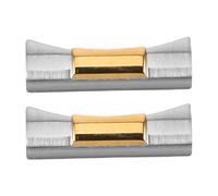 ROMISBABA 2 Stück 20mm Uhrenarmband Endglieder aus Edelstahl Armbandadapter Kompatibel mit Rolex Uhrengehäusen Ersatzteil für Uhrenarmband Zubehör