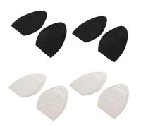 ROMISBABA 4 Paar Verstellbare Einlegesohlen für High Heels Weiche Vorfußpolster aus Schwamm Rutschfeste Mittelfußpolster für Damen Fußpolster zur Schuhgrößenanpassung und Druckentlastung