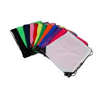 ROMISBABA 5 Stück Teiliges wasserdichte Kordelzugbeutel aus Polyester Leichter Drawstring Rucksack in Zufälligen Farben Robuste Turnbeutel für Sport Schule Reisen Camping Zufällige Farbe