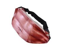 ROMISBABA Lustige Bauchtasche Mit 3D Bauchmuskelmuster Wetterfeste Pu Gürteltasche Für Damen Und Herren Robuste Hüfttasche Zur Geldaufbewahrung Vielseitige Reisetasche Für Outdoor Sport Und Alltag