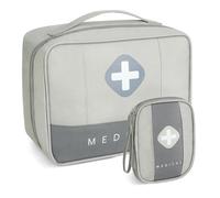 Romon Medikamententasche, Reiseapotheke Tasche Wasserdicht, Große & Klein Medikamententasche Reise, Tragbar Medizin Aufbewahrungstasche für Home Office Reisen