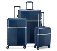 Roncato Airglam 4 Rollen Kofferset 3-teilig mit Dehnfalte blu notte (TAS028520) blau
