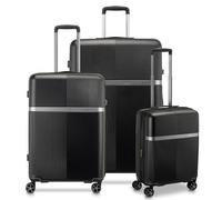 Roncato Airglam 4 Rollen Kofferset 3-teilig mit Dehnfalte nero (TAS028518) schwarz